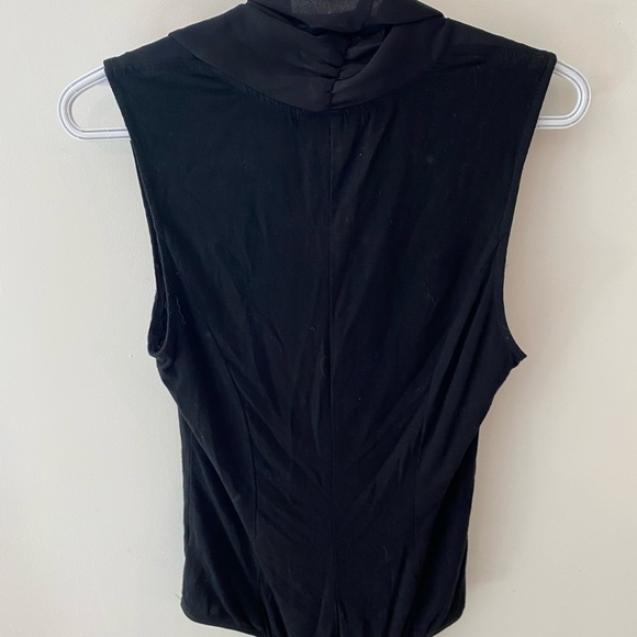 Blouse top bodysuit, size S-M, black - Picture 3 of 3